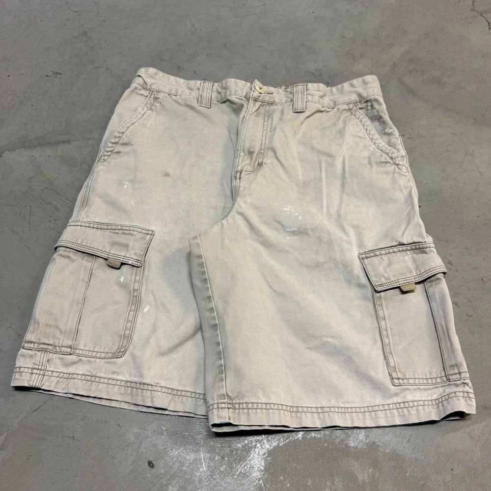 Vintage y2k Tan Hawk Cargo Shorts